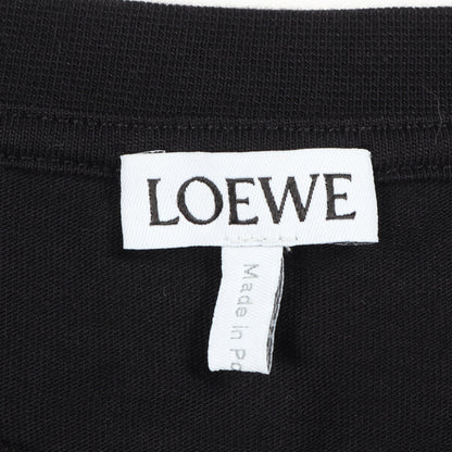 アナグラム刺繍 半袖Tシャツ コットン ブラック ロエベ トップス LOEWE