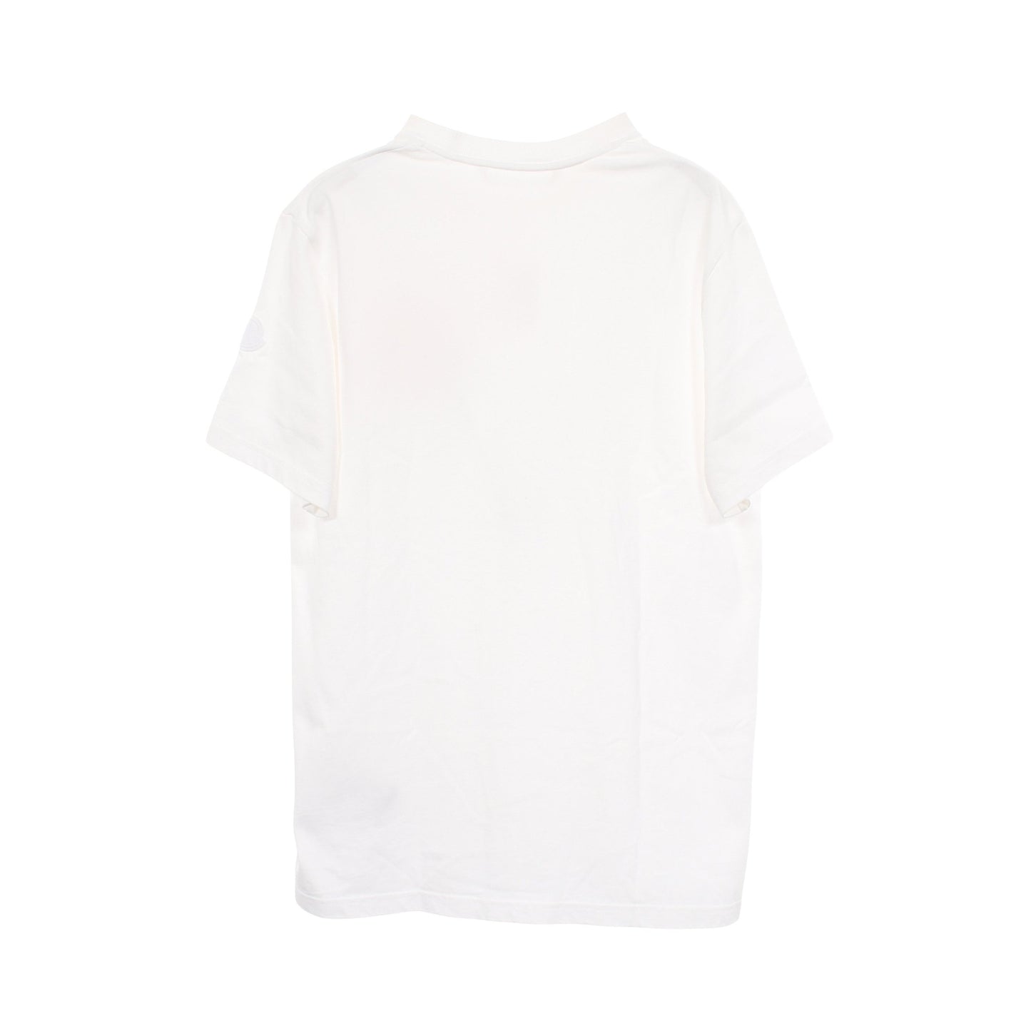 ピクセルロゴ Tシャツ 半袖Tシャツ コットン ホワイト モンクレール
