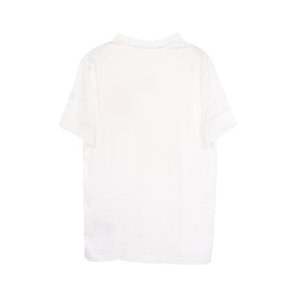 ピクセルロゴ Tシャツ 半袖Tシャツ コットン ホワイト モンクレール