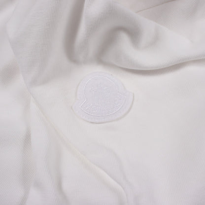 ピクセルロゴ Tシャツ 半袖Tシャツ コットン ホワイト モンクレール
