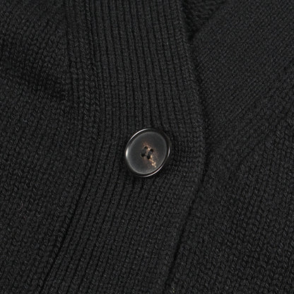 バックロゴ刺繍 カーディガン カシミヤ ブラック クリスチャンディオール トップス Christian Dior
