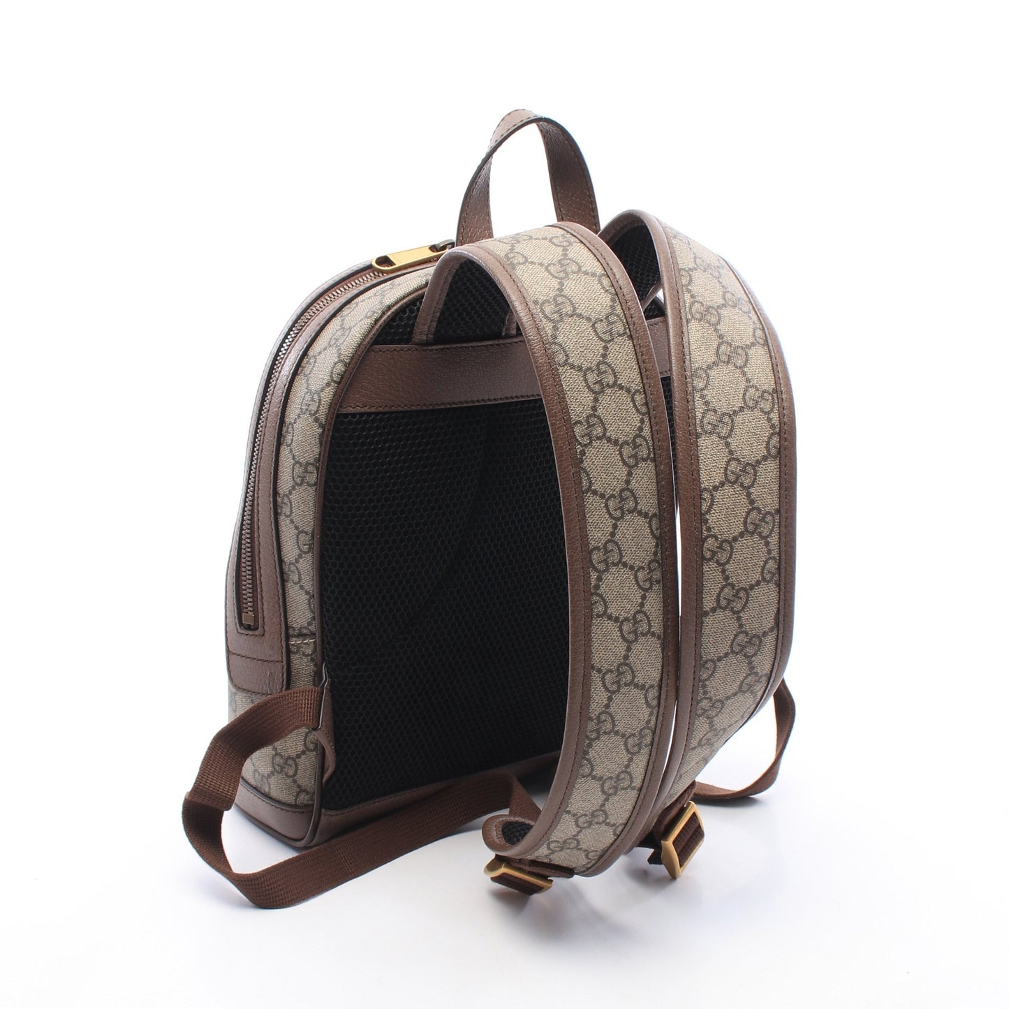 GUCCI × Disney ドナルドダック GGスプリーム バックパック リュックサック PVC レザー ベージュ ブラウン マルチカラー グッチ