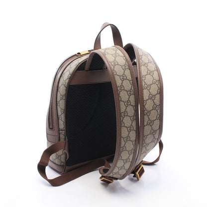 GUCCI × Disney ドナルドダック GGスプリーム バックパック リュックサック PVC レザー ベージュ ブラウン マルチカラー グッチ
