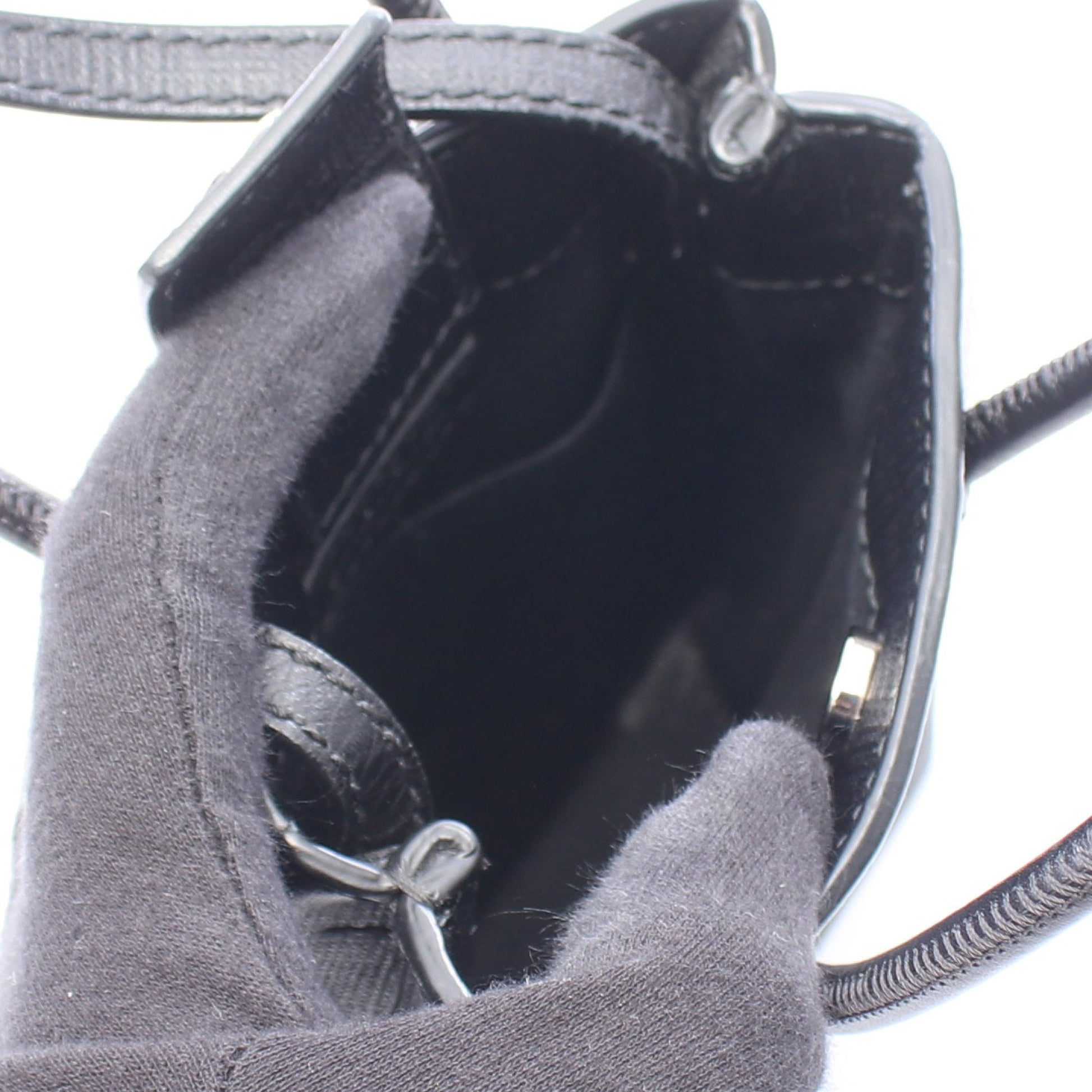 SHOPPING PHONE HOLDER ショッピング フォンフォルダー 2WAY ショルダーバッグ レザー ブラック バレンシアガ バッグ BALENCIAGA