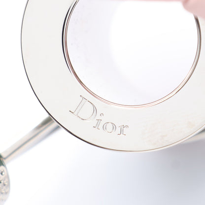 Jardin D'Atelier Dior 如雨露 バッグチャーム レザー シルバー グリーン ピンク クリスチャンディオール