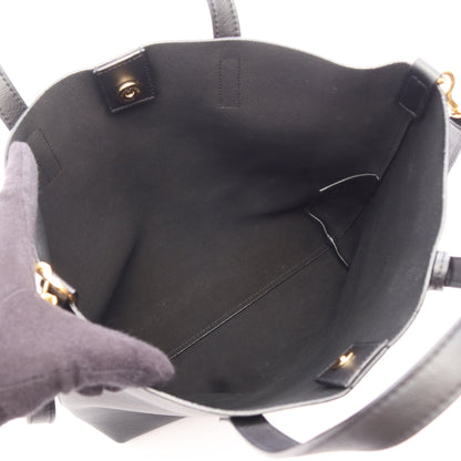 SHOPPING TOY ショッピングトイ 2WAY ハンドバッグ レザー ブラック サンローランパリ