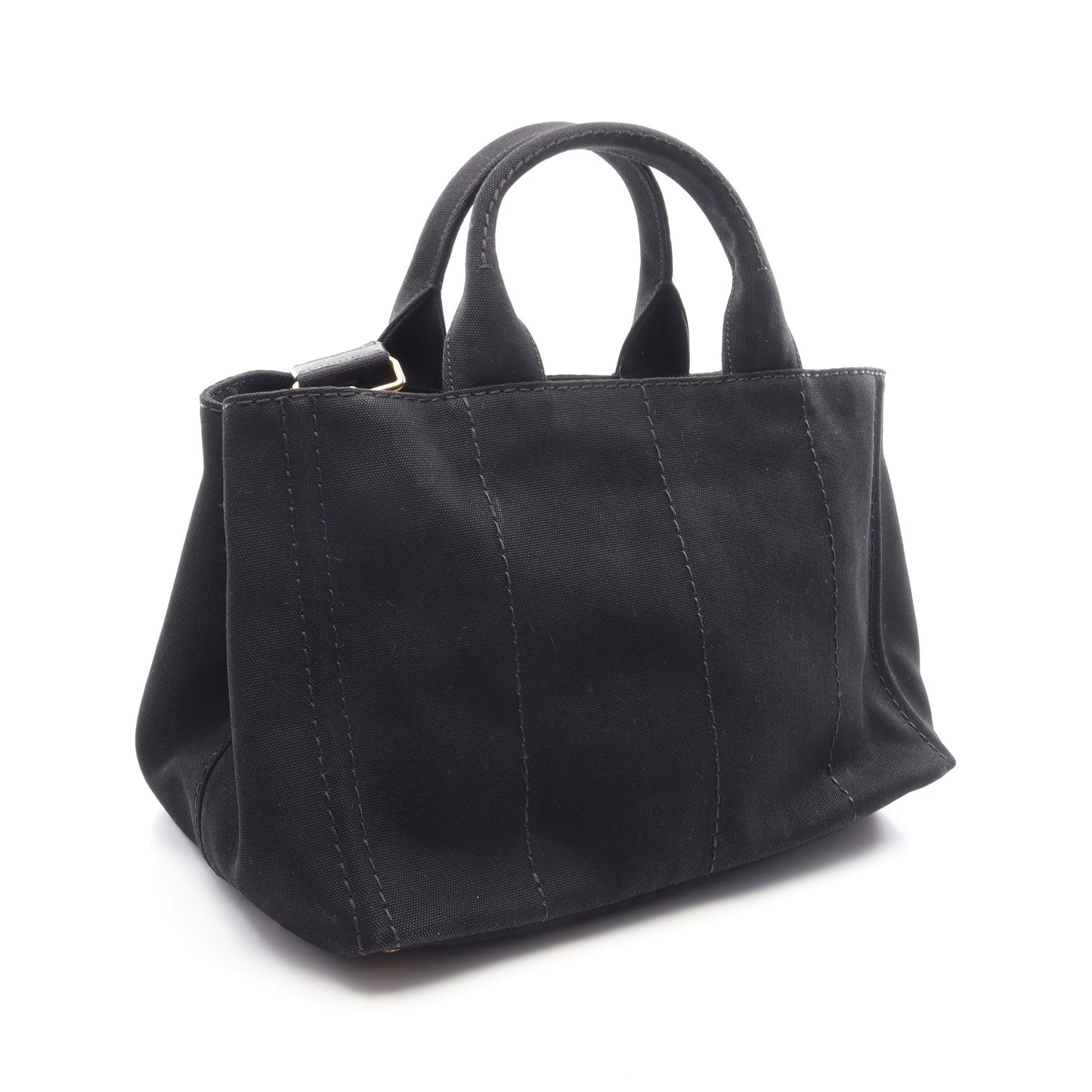 CANAPA カナパ 2WAY ハンドバッグ トートバッグ キャンバス ブラック プラダ