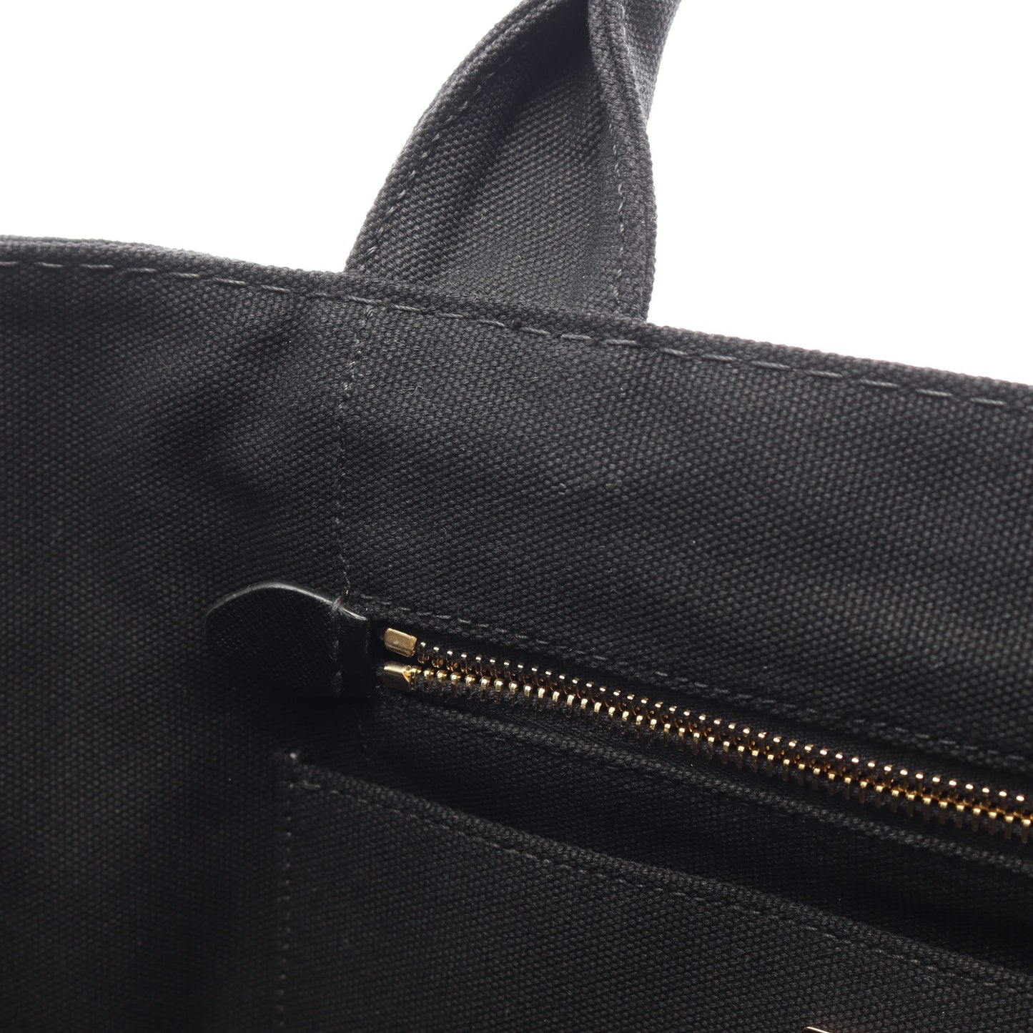 CANAPA カナパ 2WAY ハンドバッグ トートバッグ キャンバス ブラック プラダ