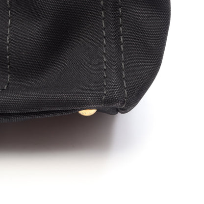 CANAPA カナパ 2WAY ハンドバッグ トートバッグ キャンバス ブラック プラダ