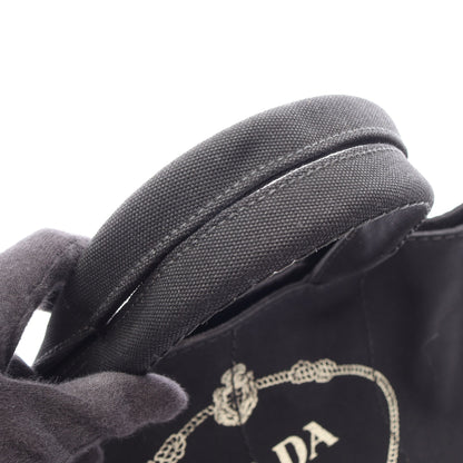 CANAPA カナパ 2WAY ハンドバッグ トートバッグ キャンバス ブラック プラダ