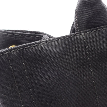 CANAPA カナパ 2WAY ハンドバッグ トートバッグ キャンバス ブラック プラダ