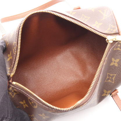 パピヨン26 モノグラム 旧型 ハンドバッグ PVC レザー ブラウン ルイヴィトン バッグ LOUIS VUITTON