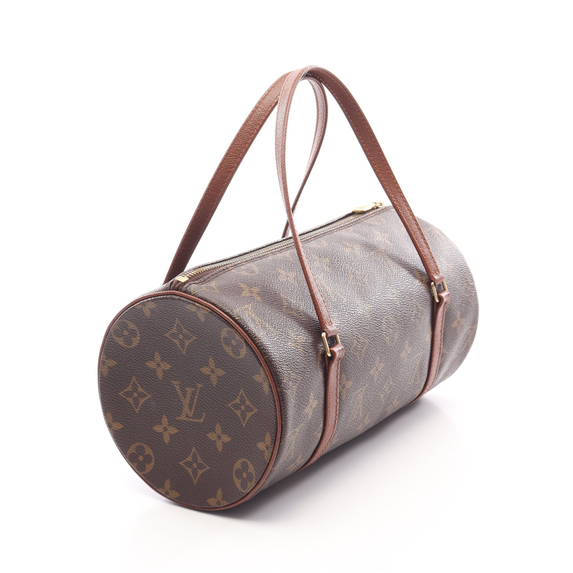 パピヨン26 モノグラム 旧型 ハンドバッグ PVC レザー ブラウン ルイヴィトン バッグ LOUIS VUITTON