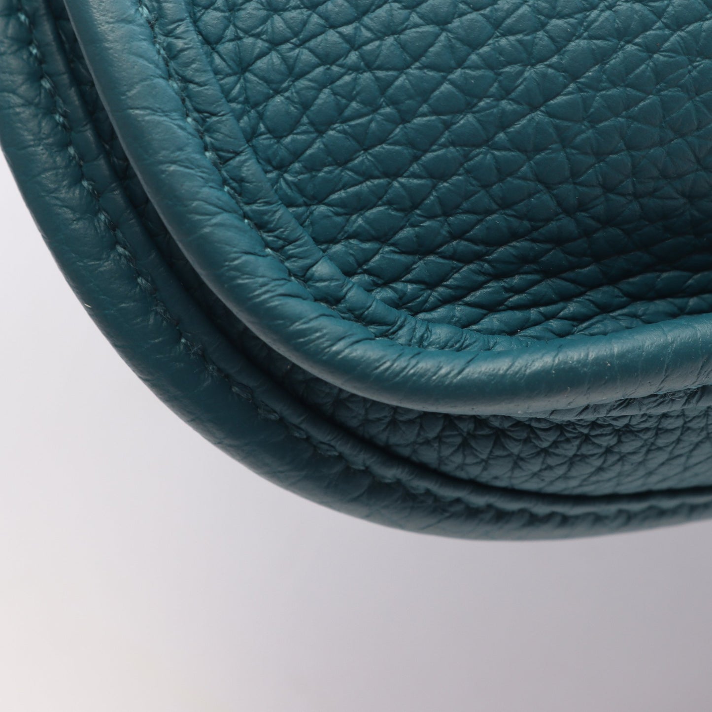 エヴリン 3 トロワ PM ヴェールボスフォール 2WAY ショルダーバッグ トリヨンクレマンス ブルーグリーン シルバー金具 D刻印 エルメス バッグ HERMES