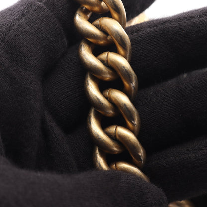 ボーイシャネル チェーンショルダーバッグ ラムスキン ブラック ゴールド金具 シャネル
