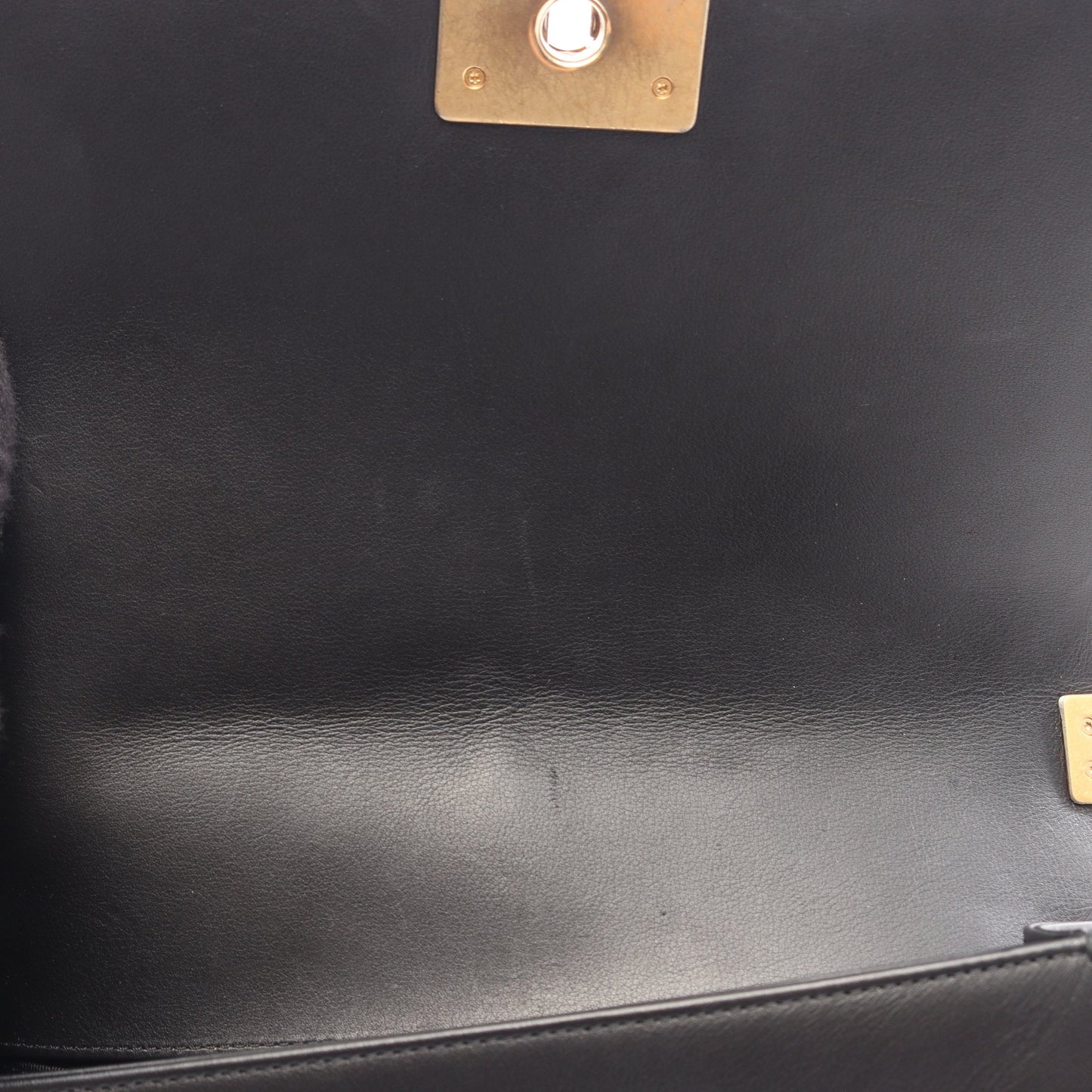 ボーイシャネル チェーンショルダーバッグ ラムスキン ブラック ゴールド金具 シャネル