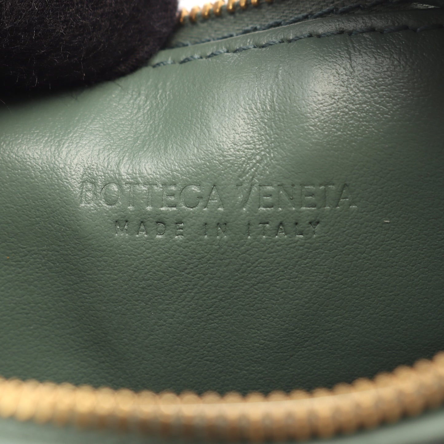 イントレチャート ミニ サンライズ ハンドバッグ レザー グリーン ボッテガヴェネタ