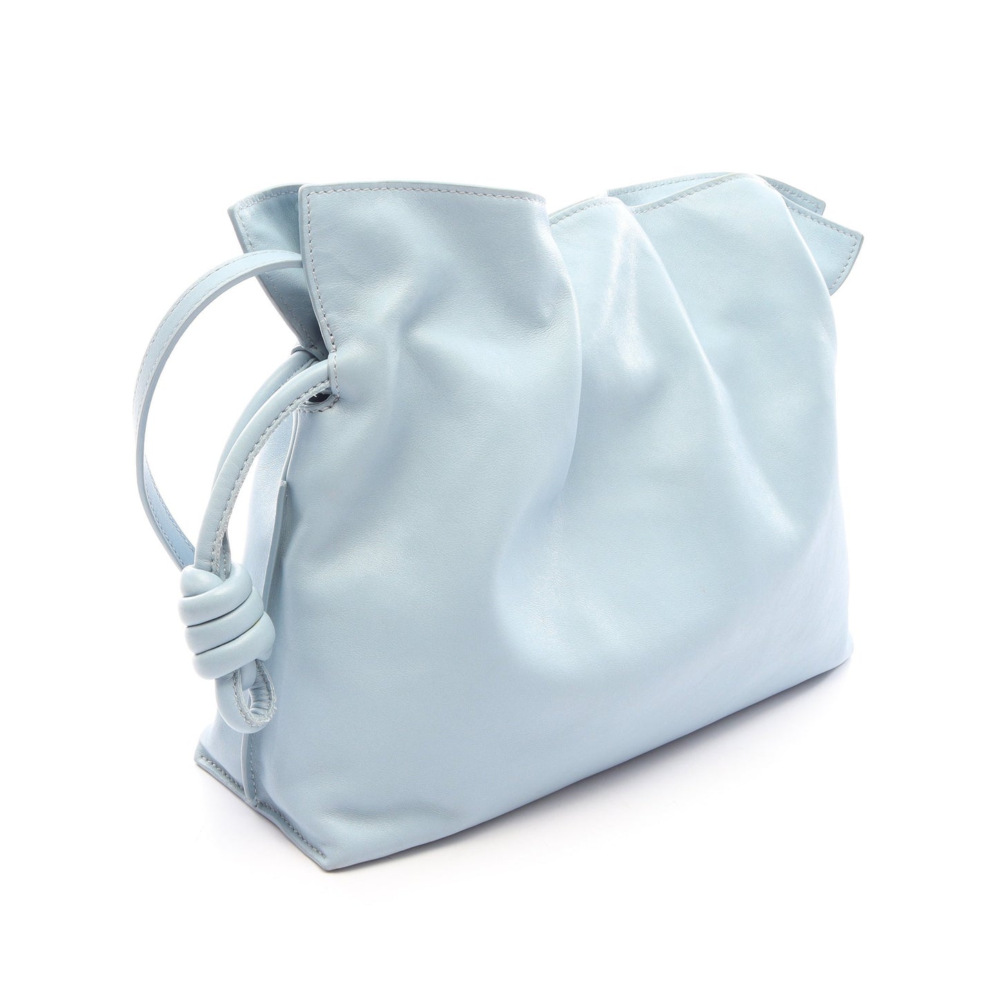 LOEWE × Maruja Mallo フラメンコクラッチ ミディアム ショルダーバッグ レザー ライトブルー マルチカラー ロエベ