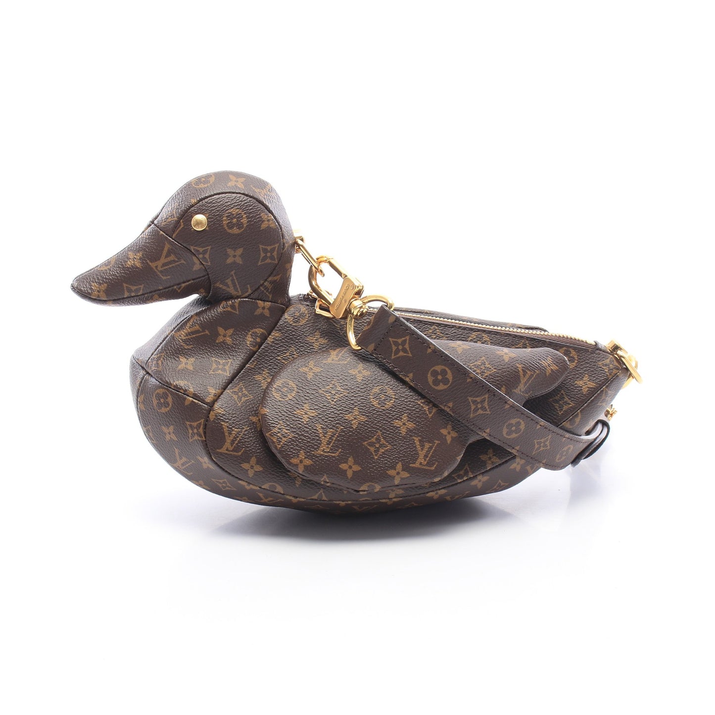 LV × NIGO ダック モノグラム ショルダーバッグ PVC ブラウン ルイヴィトン