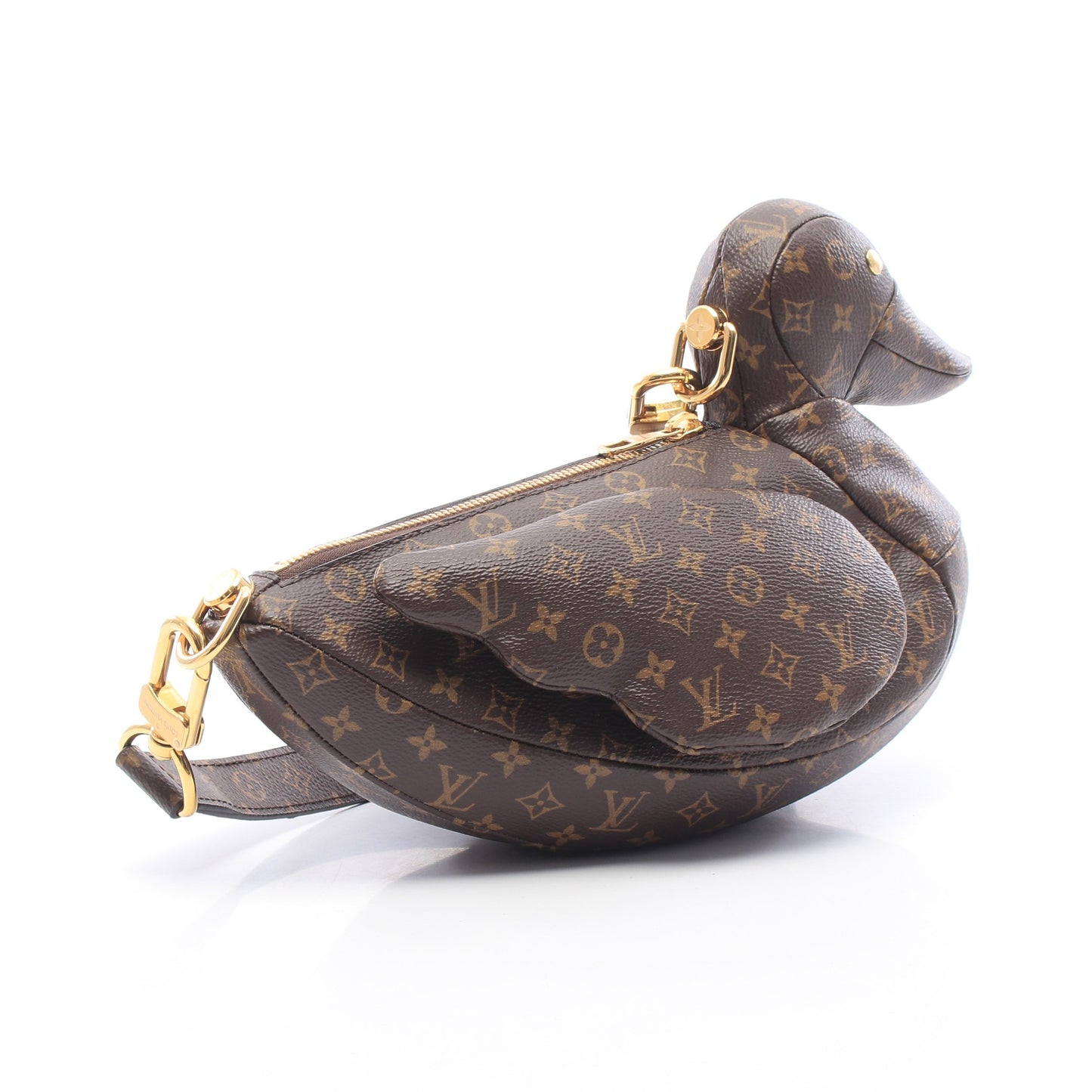 LV × NIGO ダック モノグラム ショルダーバッグ PVC ブラウン ルイヴィトン