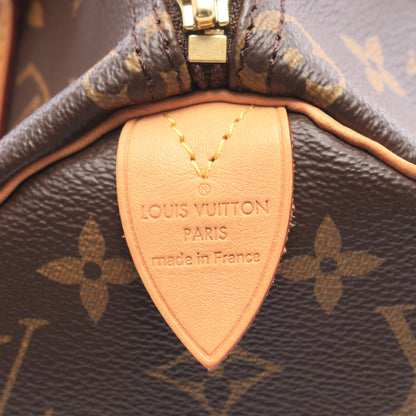 スピーディ25 モノグラム ハンドバッグ PVC レザー ブラウン ルイヴィトン バッグ LOUIS VUITTON