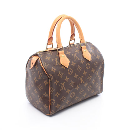 スピーディ25 モノグラム ハンドバッグ PVC レザー ブラウン ルイヴィトン バッグ LOUIS VUITTON