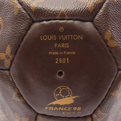 サッカーボール モノグラム 1998年フランスワールドカップ記念 3000個限定 ボール PVC ブラウン ルイヴィトン
