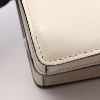 エレクトラ CITY CALF+SAFFI スタッズ 2WAY ハンドバッグ レザー ホワイト プラダ