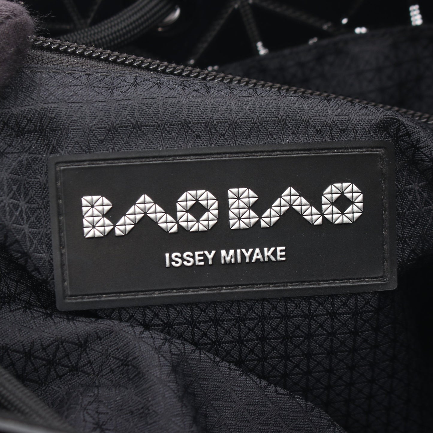 BAOBAO WRING バックパック リュックサック PVC ブラック イッセイミヤケ