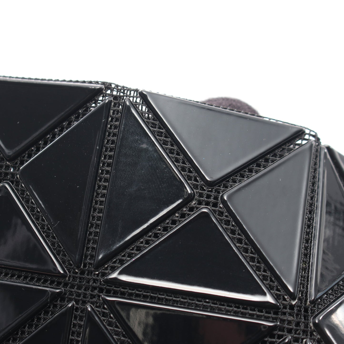 BAOBAO WRING バックパック リュックサック PVC ブラック イッセイミヤケ