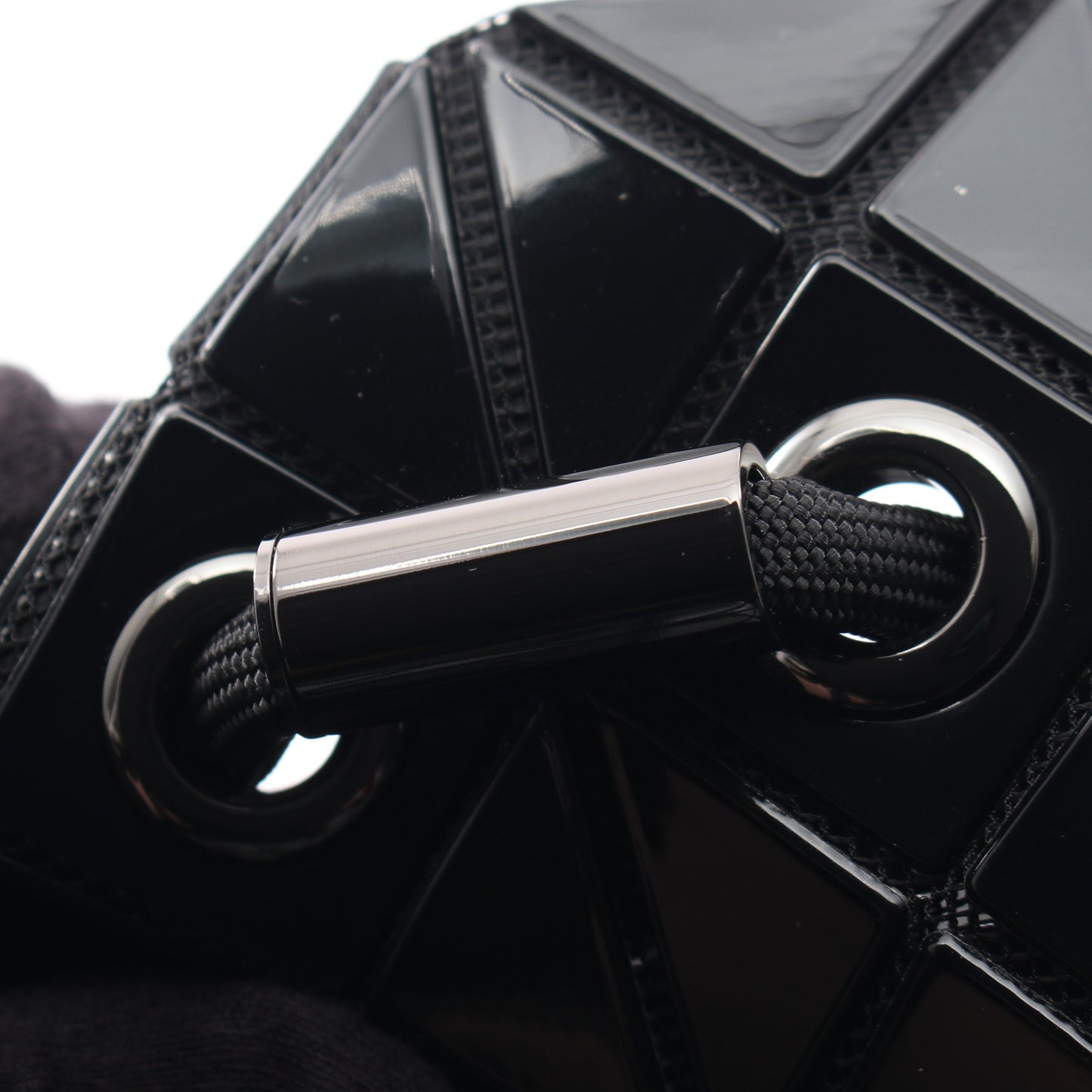 BAOBAO WRING バックパック リュックサック PVC ブラック イッセイミヤケ