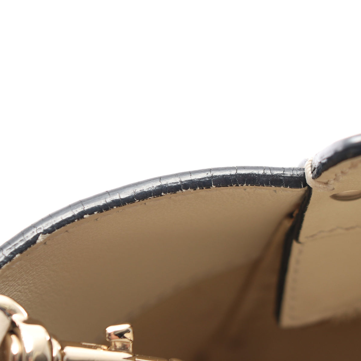 ロックスタッズ 2WAY ハンドバッグ レザー アイボリー ヴァレンティノ バッグ VALENTINO