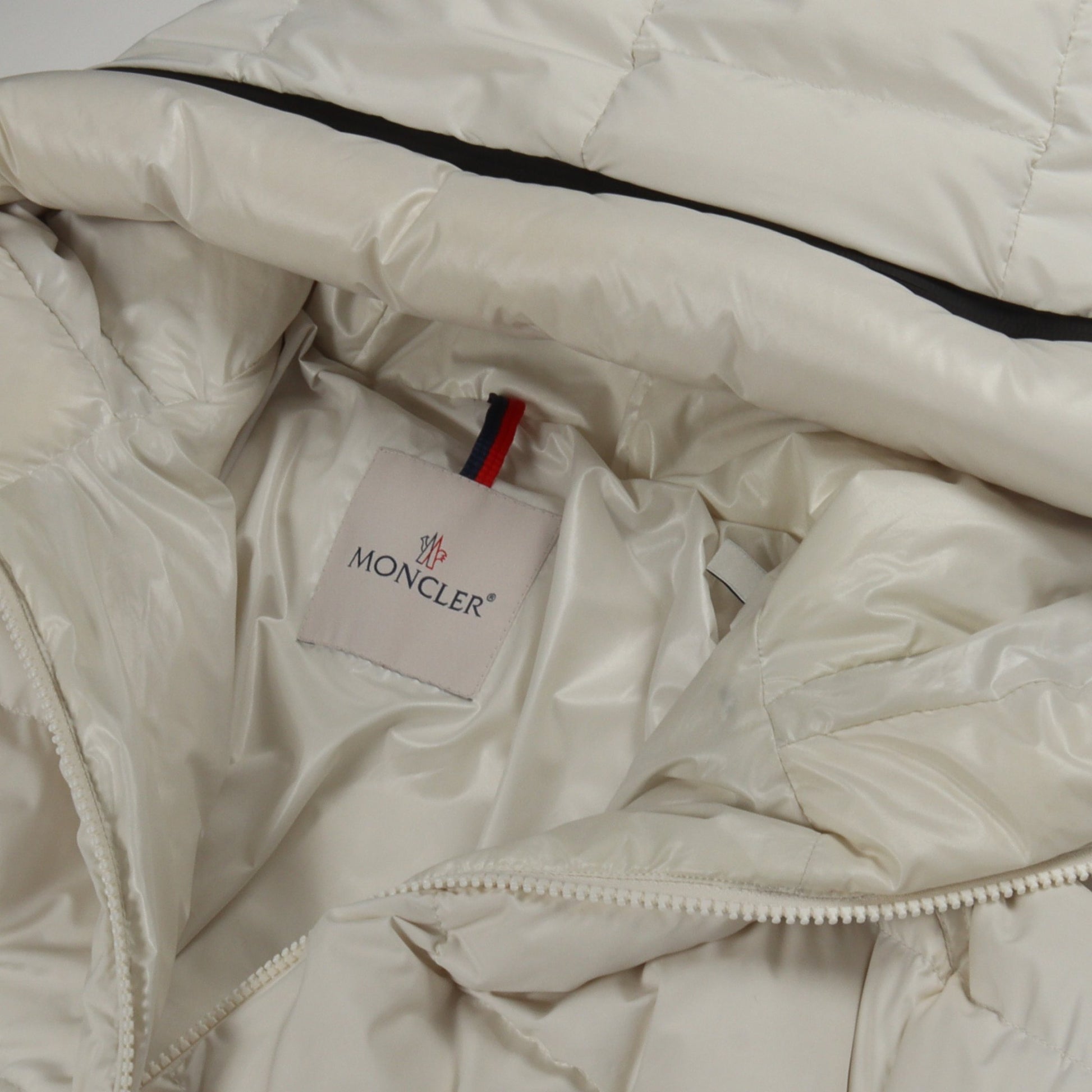 CARDERE フード付き ダウンジャケット オフホワイト モンクレール アウター MONCLER