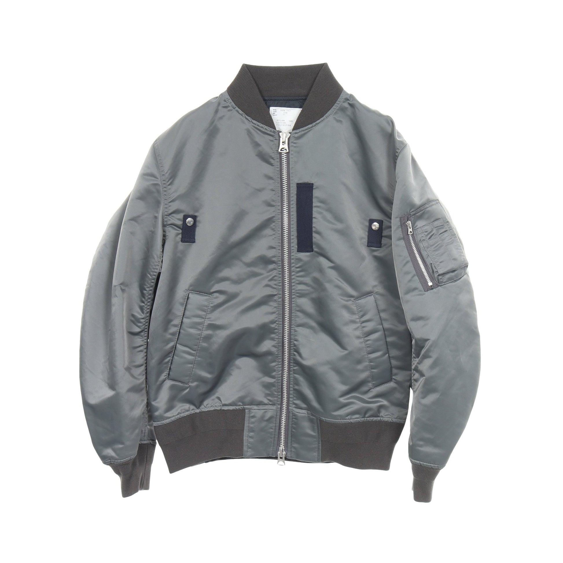MA-1 ナイロン グレー サカイ アウター sacai