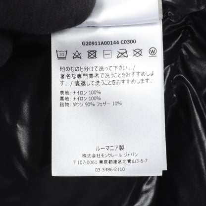 MONTCLA モンクラ フード付き ダウンジャケット ナイロン ブラック モンクレール アウター MONCLER