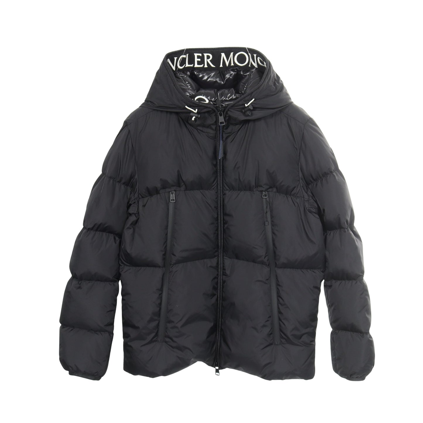 MONTCLA モンクラ フード付き ダウンジャケット ナイロン ブラック モンクレール アウター MONCLER
