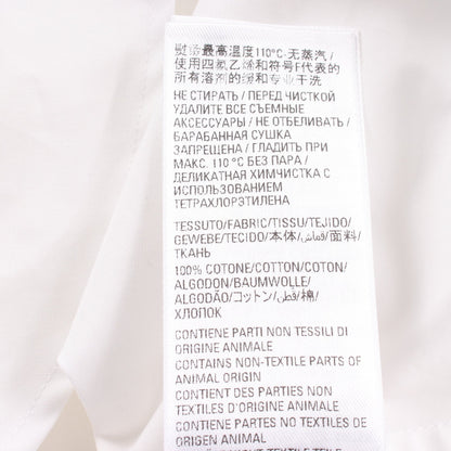 オーバーサイズ ノースリーブ シャツ コットン ホワイト バレンシアガ