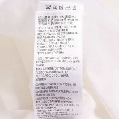 オーバーサイズ ノースリーブ シャツ コットン ホワイト バレンシアガ