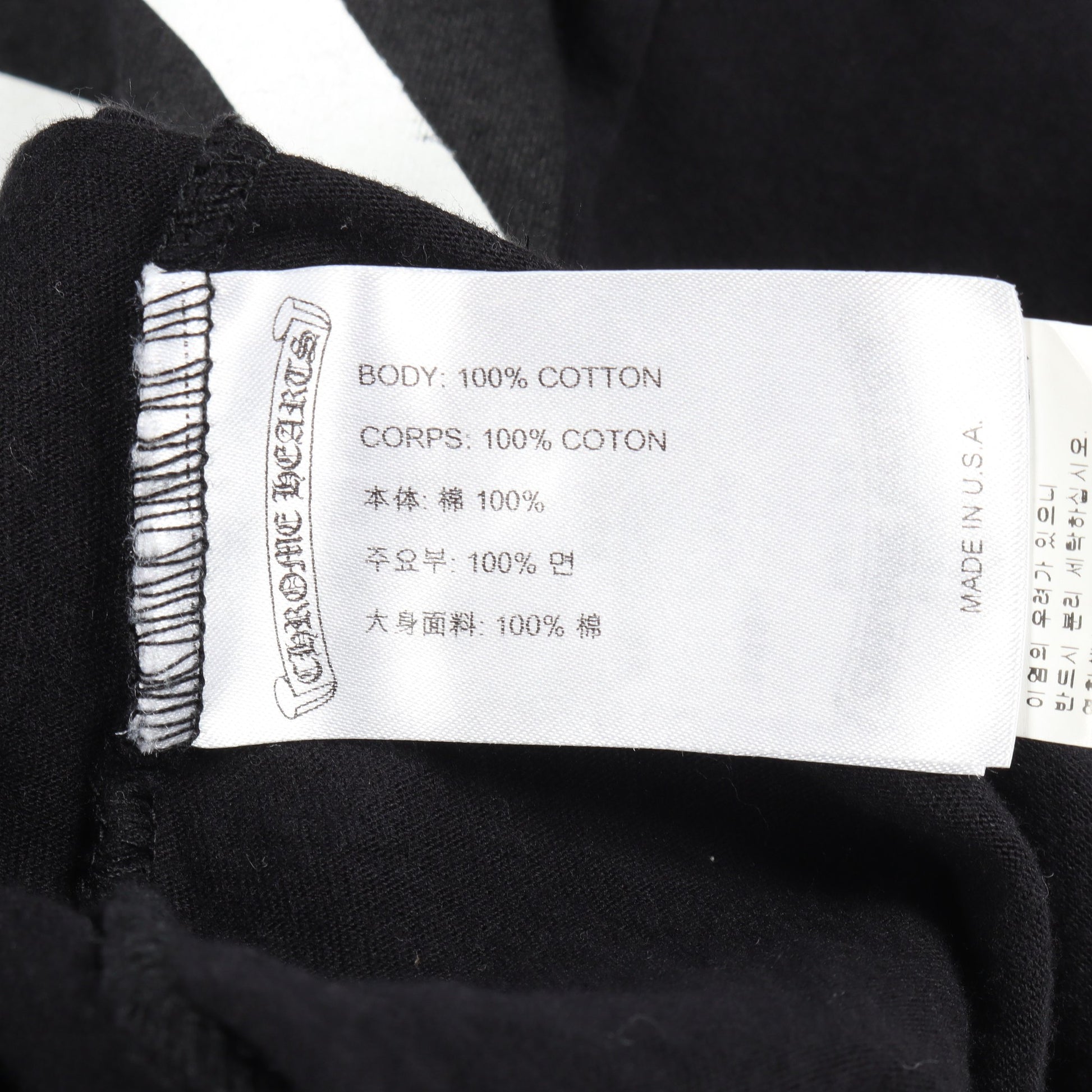 FOTI 半袖Tシャツ コットン ブラック クロムハーツ トップス Chrome Hearts