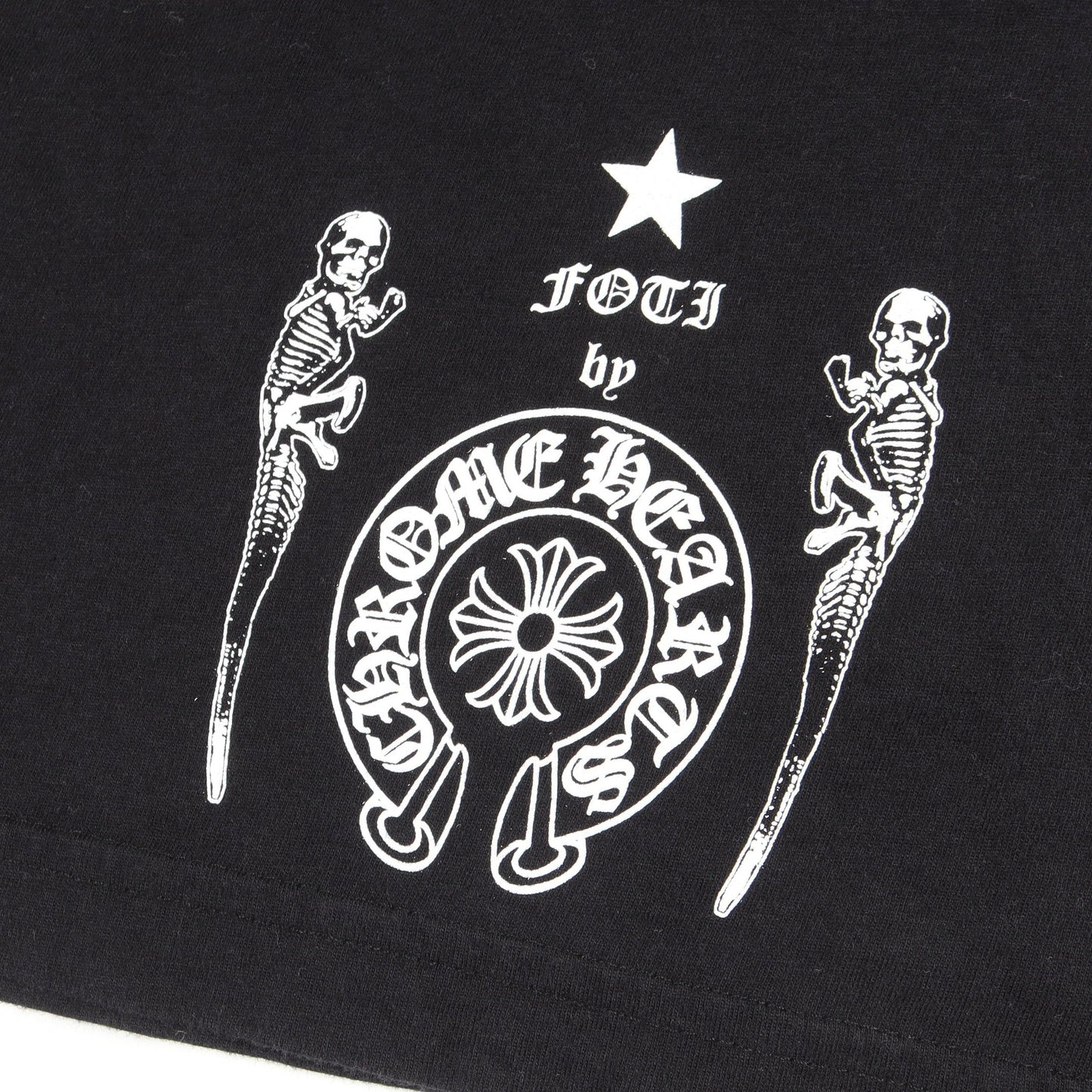 FOTI 半袖Tシャツ コットン ブラック クロムハーツ トップス Chrome Hearts