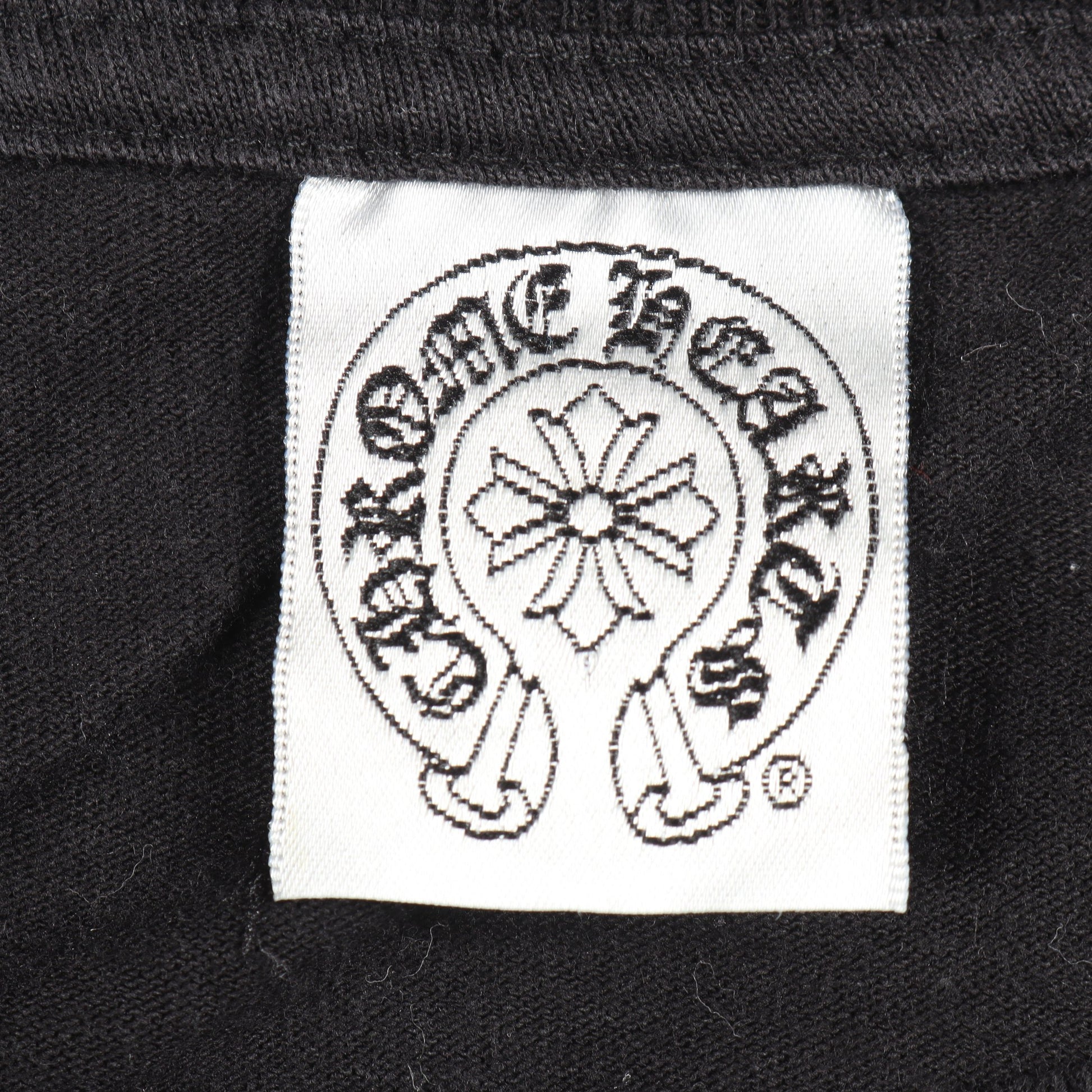 ヴァインダガー バックプリント ポケット付き 半袖Tシャツ コットン ブラック クロムハーツ トップス Chrome Hearts