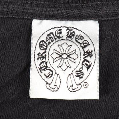 ヴァインダガー バックプリント ポケット付き 半袖Tシャツ コットン ブラック クロムハーツ トップス Chrome Hearts