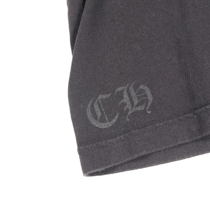 ヴァインダガー バックプリント ポケット付き 半袖Tシャツ コットン ブラック クロムハーツ トップス Chrome Hearts