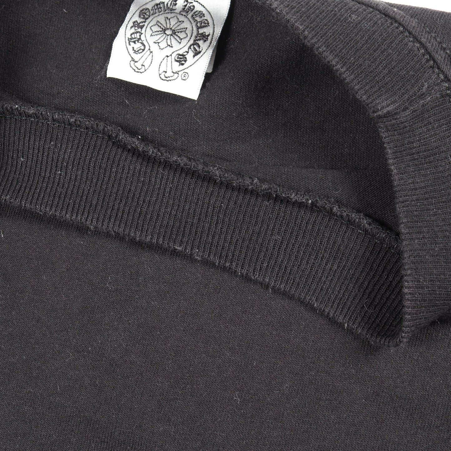 ヴァインダガー バックプリント ポケット付き 半袖Tシャツ コットン ブラック クロムハーツ トップス Chrome Hearts