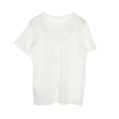 Comme des Garcons × Chrome Hearts チェーンプリント クリスマス限定 半袖Tシャツ コットン ホワイト コムデギャルソン トップス Comme des Garcons