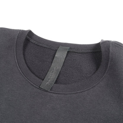 Y NOT クロスパッチ 切替 スウェットシャツ コットン レザー ブラック クロムハーツ トップス Chrome Hearts