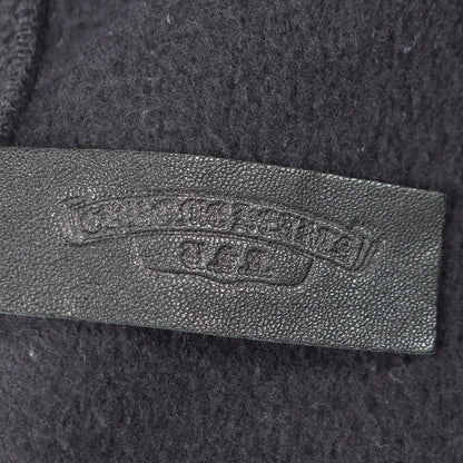 Y NOT クロスパッチ 切替 スウェットシャツ コットン レザー ブラック クロムハーツ トップス Chrome Hearts