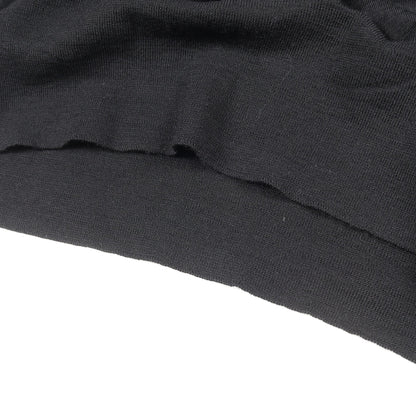 ギャザースリーブ Vネック ニット トップス ウール ブラック ジュンヤワタナベコムデギャルソン トップス JUNYA WATANABE COMME des GARCONS