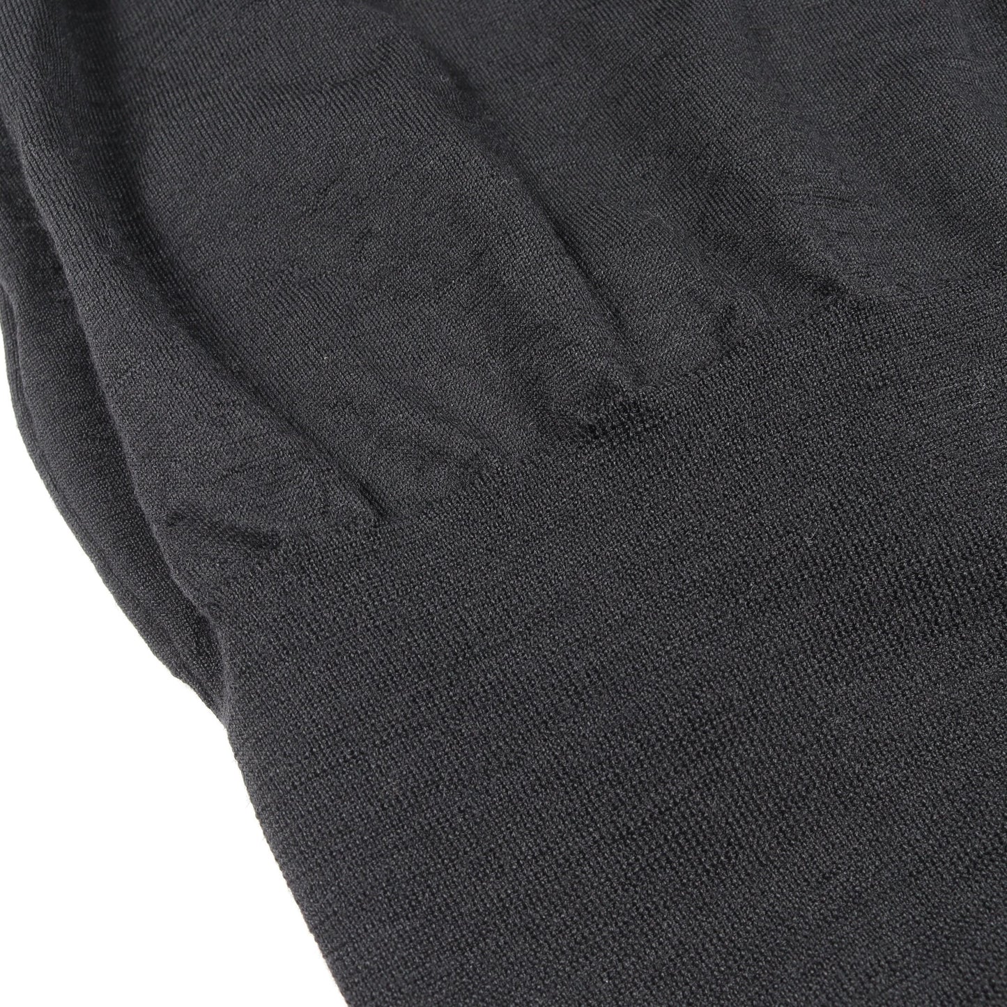 ギャザースリーブ Vネック ニット トップス ウール ブラック ジュンヤワタナベコムデギャルソン トップス JUNYA WATANABE COMME des GARCONS
