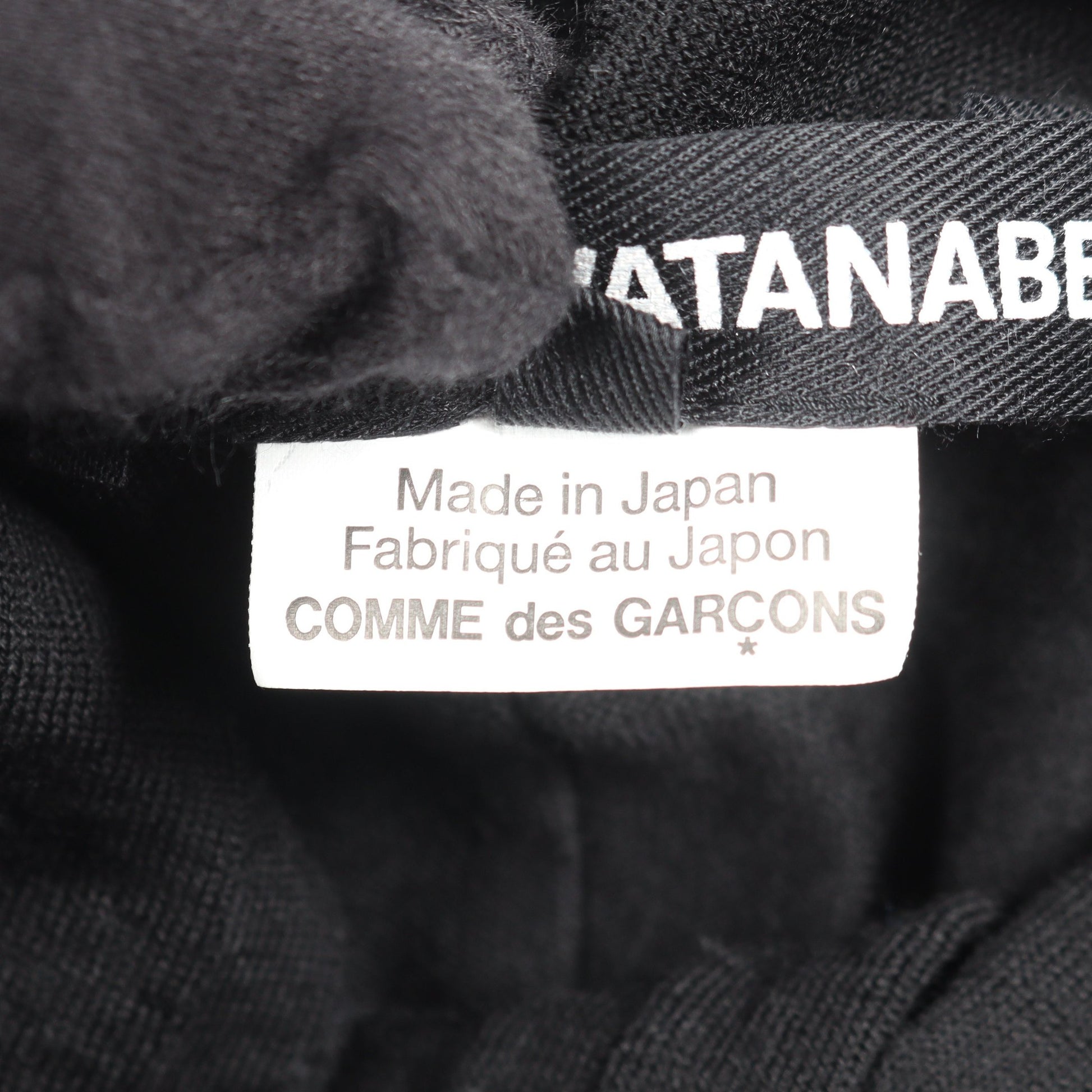 ギャザースリーブ Vネック ニット トップス ウール ブラック ジュンヤワタナベコムデギャルソン トップス JUNYA WATANABE COMME des GARCONS